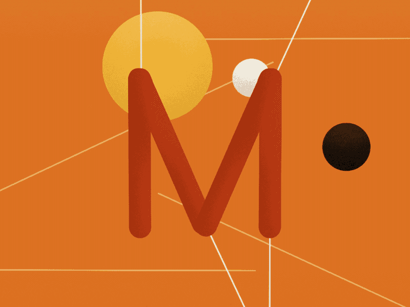 M is for Motion (36 Days of Type) by Grant Perdew on Dribbble