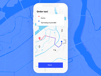 Taxi App UI