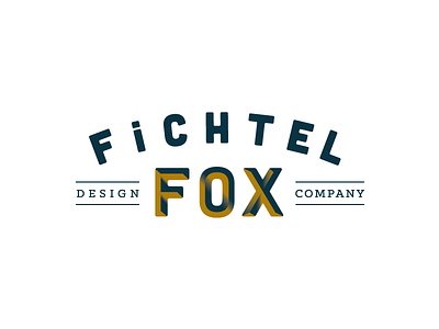 Fichtel Fox Logo branding logo logotype typography