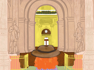 Capitol Foyer book illustration