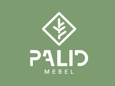 "Palid Mebel" - Oak Furniture Logo branding creative design furniture identity illustration logo mebel oak palid tree typography