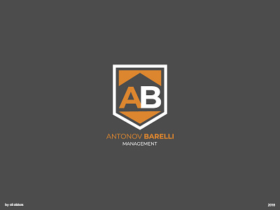 AB Management Logo ab abstract branding business design flat identity logo management mobile ui web