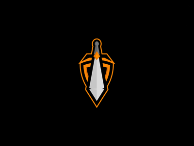 Logo Exploration #1 Sword + Shield branding esports exploration logo design mascot