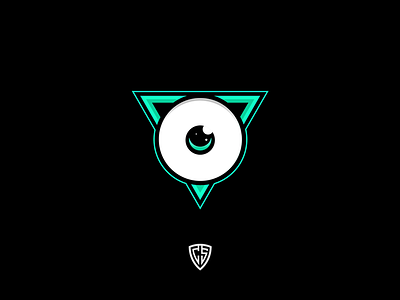 Eye + Pyramid Mascot Logo branding esports exploration logo design