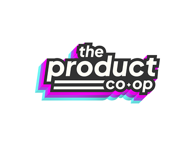 Logo option for a product management community app design branding co-op coop design illustration logo logomark product product management typography vector