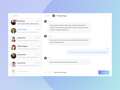 Daily UI 013: Direct Messaging