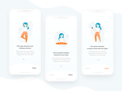 Daily UI 023: Onboarding (Mindfulness App)