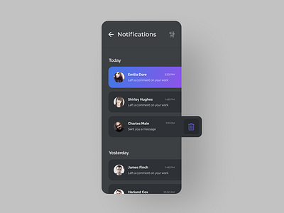 Daily UI 049: Notifications