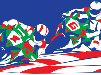 Superbike bike illustration motorcycle race vector