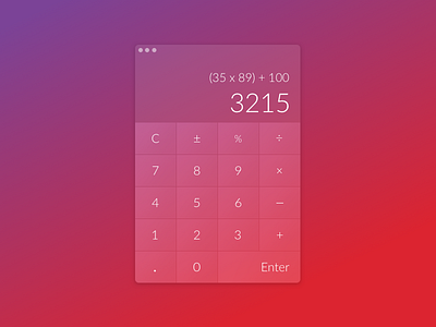 Daily UI 004 | Calculator calculator daily ui design ui