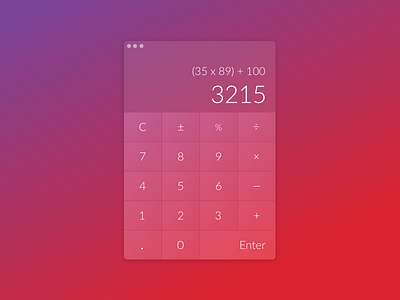 Daily UI 004 | Calculator