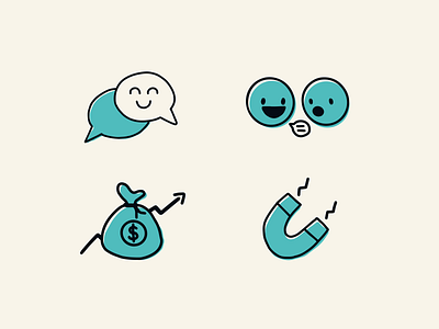 Hand-drawn Icon Set.