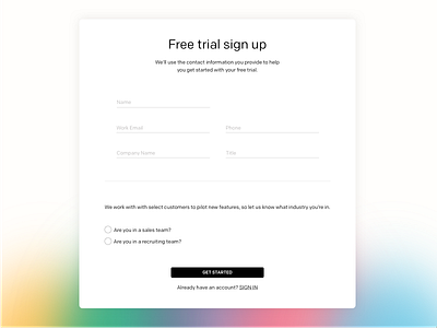 Sign up form button css form gradient html modal sign in sign up ui ux web website