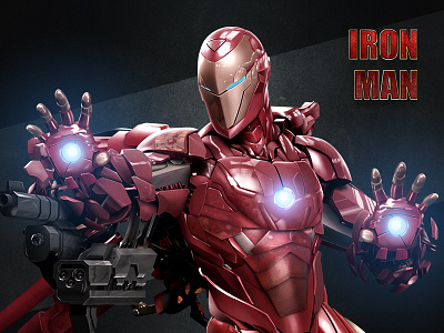 The Iron Man icon iron man realistic icon