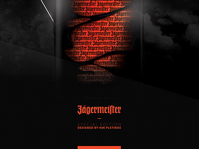 Jagermeister - Bottle Rebranding bottle branding custom spirits