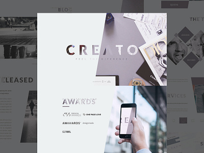 Creato - WP Theme (FREE PSD)