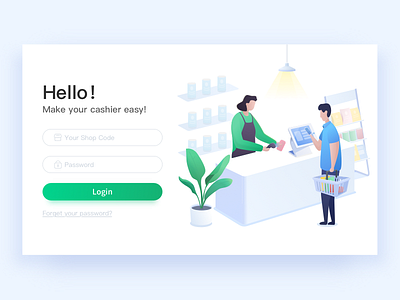 Cashier System landing page Ⅱ