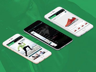 WIP Sports Clothing & Equipment - Mobile App app commerce design equipment fashion football mobile rugby running sport tennis ui