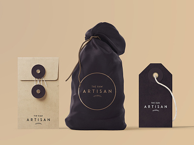 The Raw Artisan - Branding artisan branding food health logo raw snacks type
