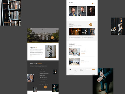 Attorneys / Landing page bussines clean corporate landingpage layout ui ux web webdesign