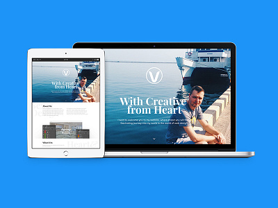 Personal Website | Redesign business corporate flat free layout portfolio psd ui ux web webdesign