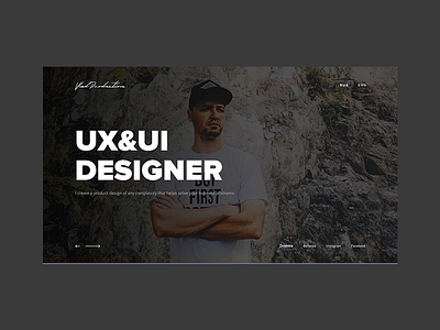 Personal Website Redesign business clean corporate design layout portfolio ui ux web webdesign