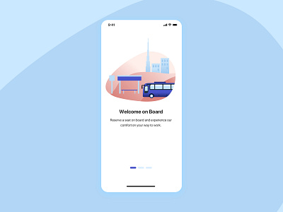 Intro Slide for Commute Transportation App