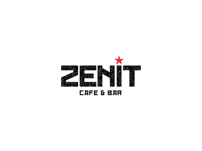 Zenit bar brand branding cafe cafe logo cccp design dribbble logo logoidea russia typography vector