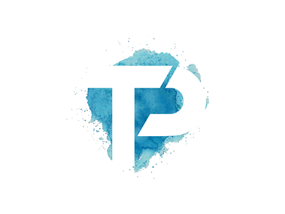 TP Logo Design blue design identity logo logos mark p personal t tp
