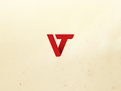 VT Logo Design it logo logodesign logos red symbol t v vt