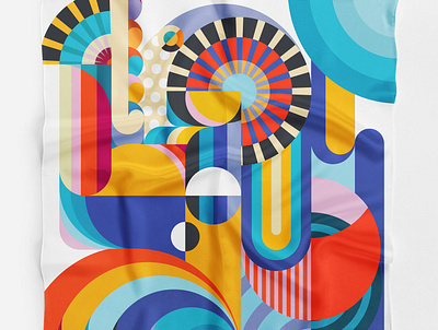 Shape of colorS colors design illustration poster poster design rainbow shape elements shapes vector vector art vector illustration