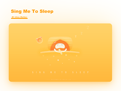 Sing Me To Sleep card illustration