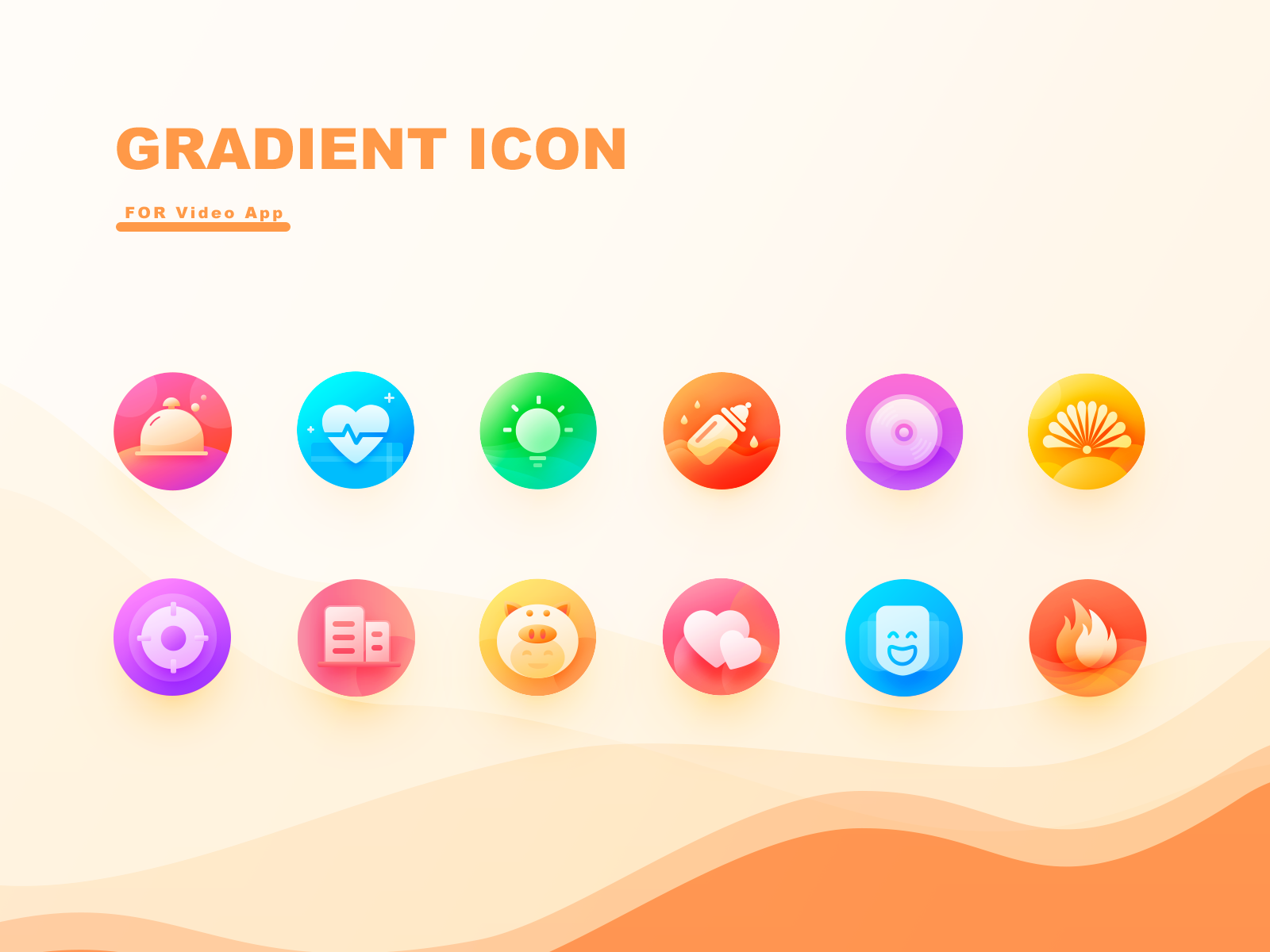 Gradient Icon by Bella Little on Dribbble