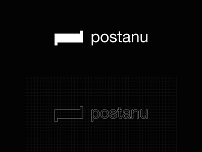 postanu brandidentity branding design editorial design graphic design grid identity logo logotype minimalism simple typography visual identity