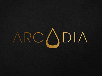 Arcadia branding honey logo logo design