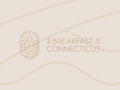 Breakfast on the Connecticut bb branding hotel logo logo design travel