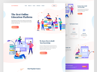 Online Education Landing Page