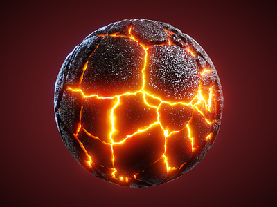 LAVA - #nodevember 01 blender blender3d lava magma nodevember procedural render shader