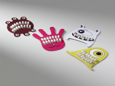 Tic Tac Packed character design packaging toy design