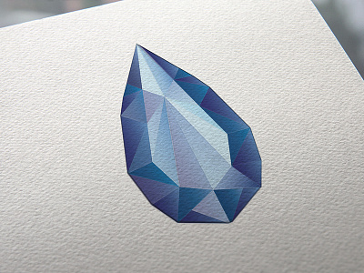 Gemstone or Diamond diamond gemstone jewelery logo