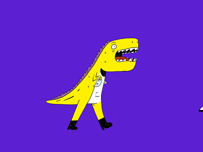 Spendesk - Don't be a Dinosaur 🦕 animation animations brand campaign cfo dinosaur finance fintech motion receipts