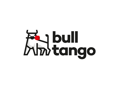 Bull Tango brand brand design brand identity branding bull logo logo design logodesign logodesigns logos logotype rose tango