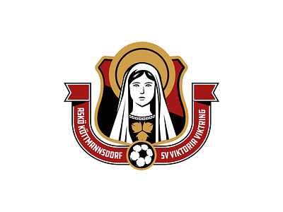 Soccer Crest - Holy Victoria badge brand choose chooser crest holy logo logodesign logos logotype maria saint select soccer sport sports victoria