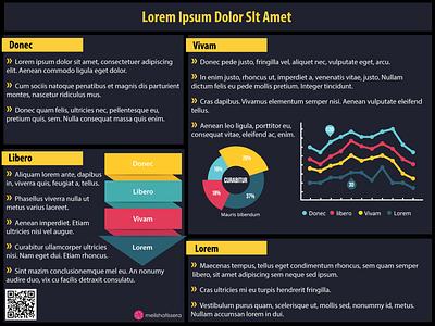 Poster Presentation with Graphs design graph illustration poster presentation presentation design