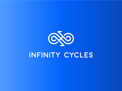 Infinity Cycles Logo Concept bicycle bike branding cycle icon infinity logo loop speed visual identity wheel