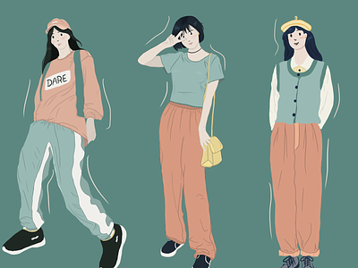Travel person character design