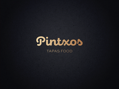 Pintxos logo branding design flat illustration illustrator logo typography ui ux vector