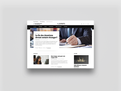 MyExperts website - BNP Paribas Fortis artdirection design ui uidesign ux