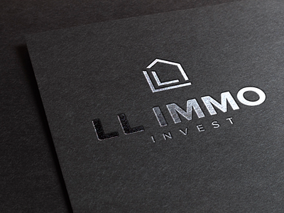 LL Immo Invest designer illustrator logo logodesign logodesigner logoinspiration typography ui