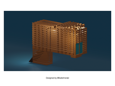 Shrink House 3D 3d architecture blender